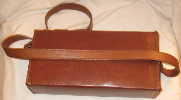 Carry Case Back With Leather Strap View